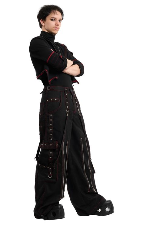 Red Skull Baggy Trouser - Babashope - 4