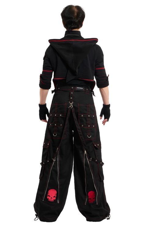 Red Skull Baggy Trouser - Babashope - 4