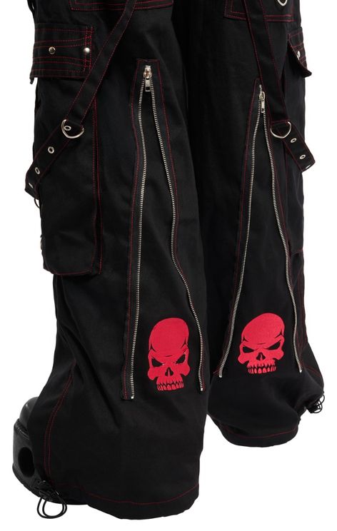 Red Skull Baggy Trouser - Babashope - 4
