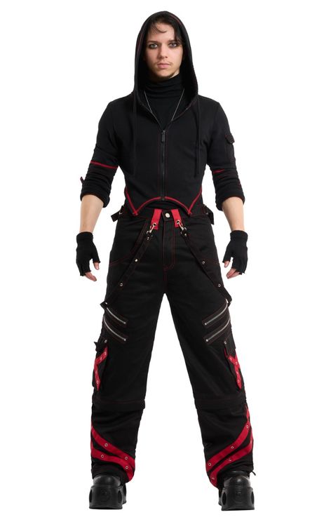 Fire starter black/red broek - Babashope - 6