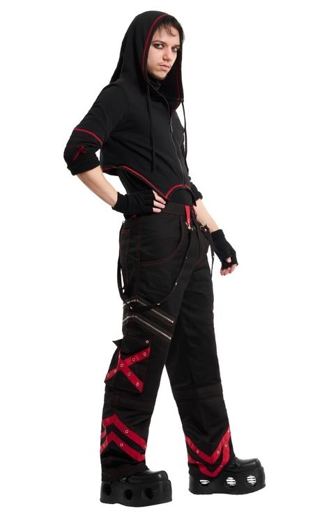 Fire starter black/red broek - Babashope - 6