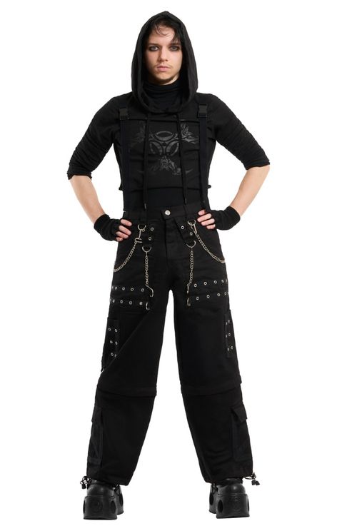 Black chain gang trouser - Babashope - 6