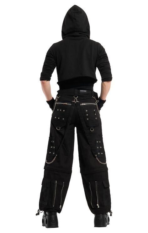 Black chain gang trouser - Babashope - 6