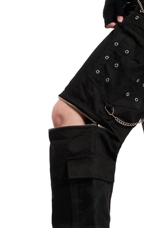 Black chain gang trouser - Babashope - 6