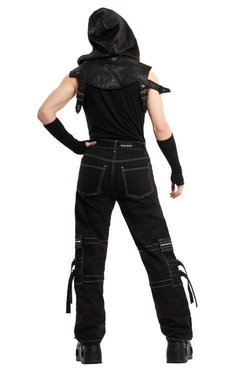 Black denim broek - Babashope - 4