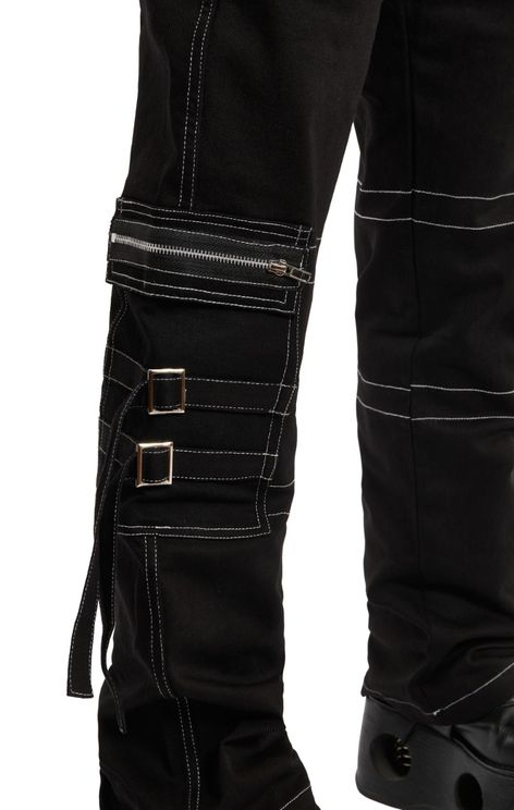 Black denim broek - Babashope - 4
