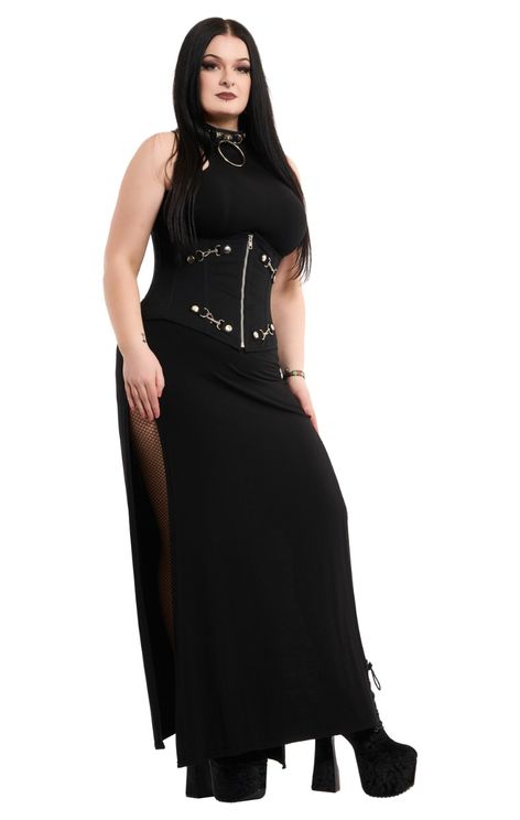 Alternate onderborst korset Black twill - Babashope - 5