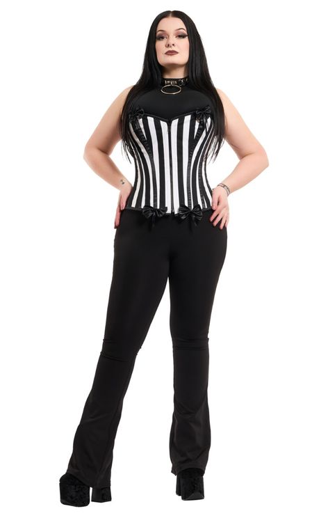 Daisy bovenborst korset thick white stripe - Babashope - 5