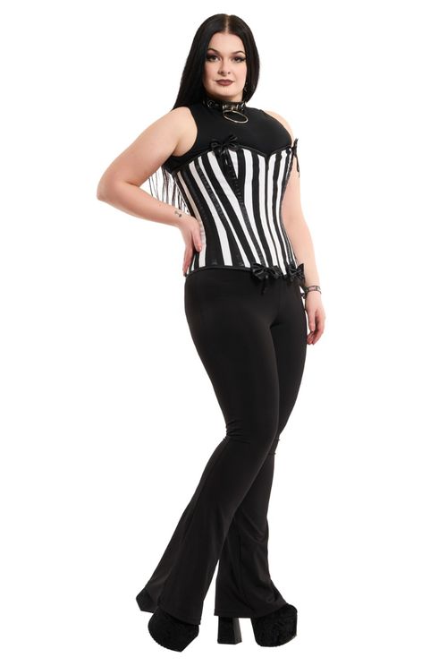 Daisy bovenborst korset thick white stripe - Babashope - 5