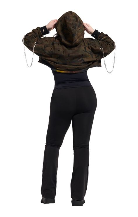 Brown black fable hoodie - Babashope - 4