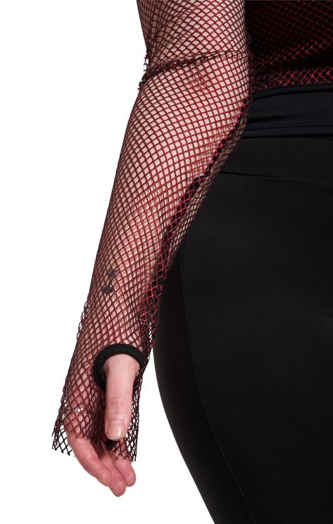 Red liora visnet hoodie - Babashope - 5