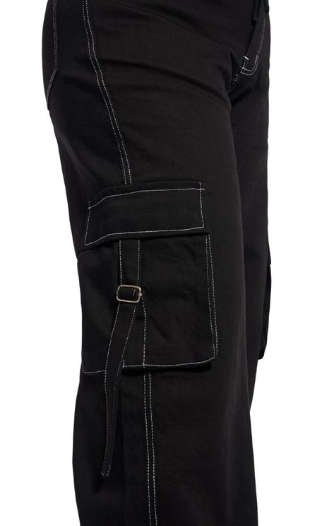 Ladies baggy jeans zwart - Babashope - 4