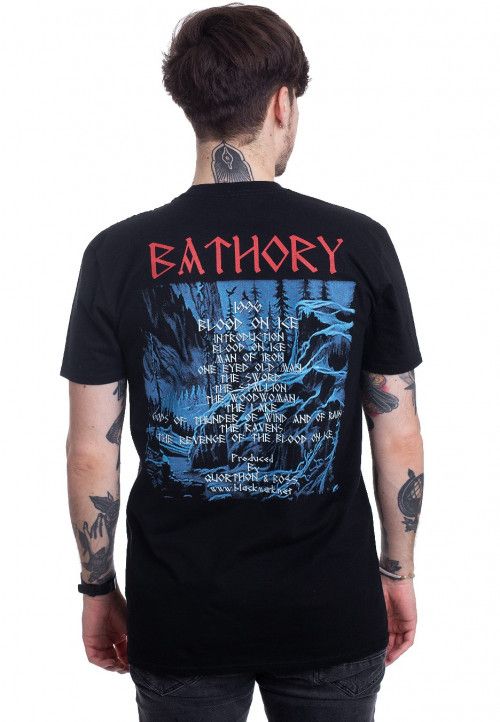 Bathory - Blood On Ice - T Shirt - Official Metal Merchandise - Babashope - 2