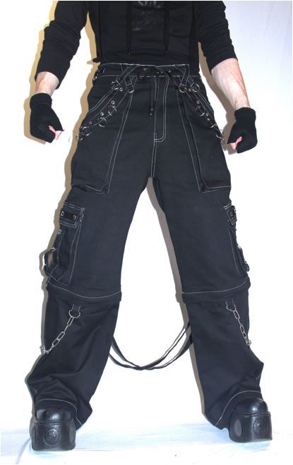 Baggy trouser black studded - Babashope - 5