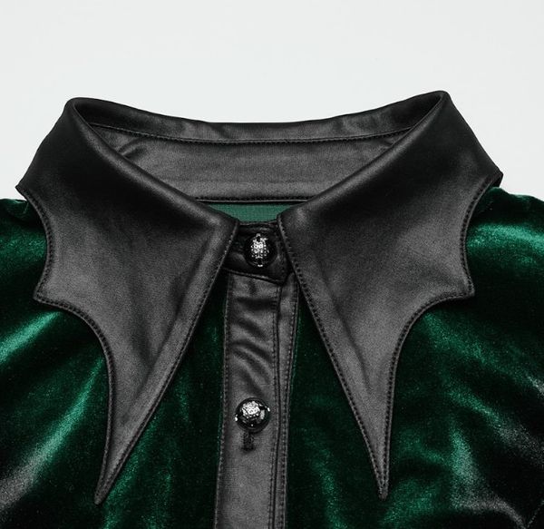 Green goth gradient shirt - Babashope - 9