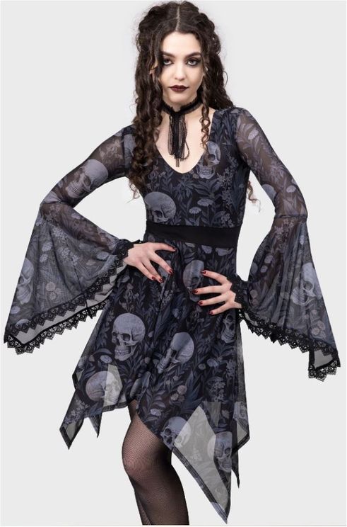 Death head skater dress - Babashope - 5
