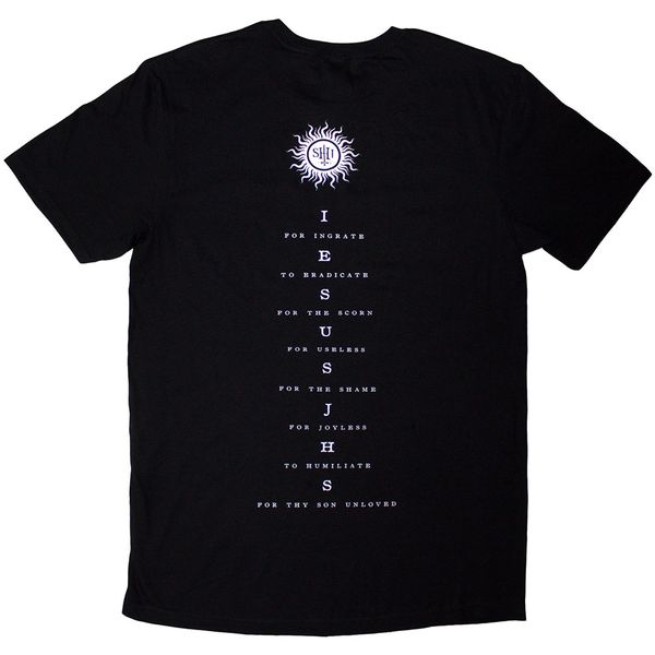 Behemoth The shit ov god vertical logo cover T-shirt (front+backprint) - Babashope - 3