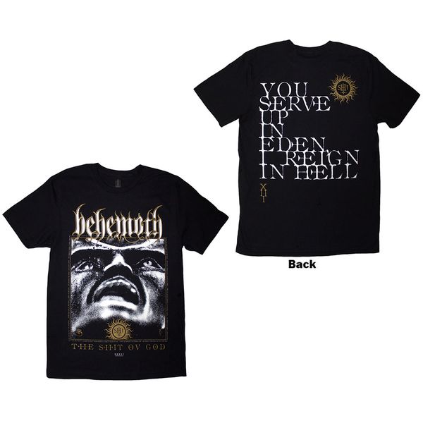 Behemoth The shit ov god reign in hell T-shirt (front+backprint) - Babashope - 3