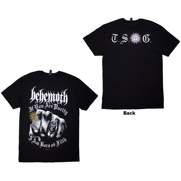 Behemoth The shit ov god purity fist T-shirt (front+backprint) - Babashope - 3