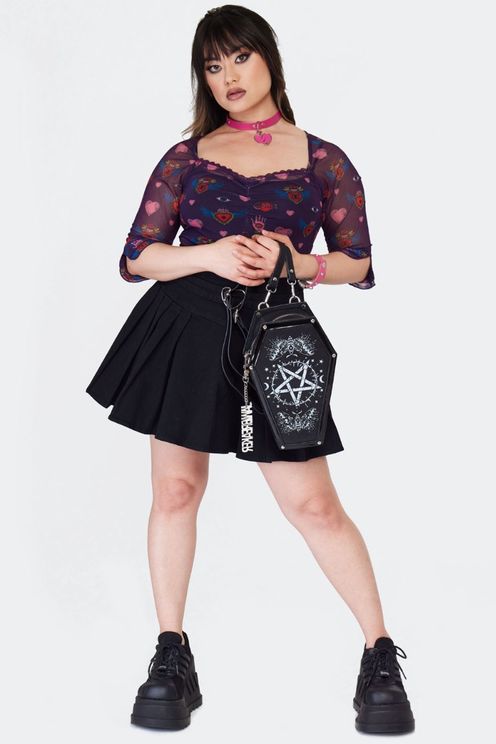 Pentagram coffin crossbody bag - Babashope - 5