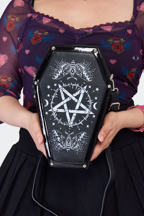 Pentagram coffin crossbody bag - Babashope - 5