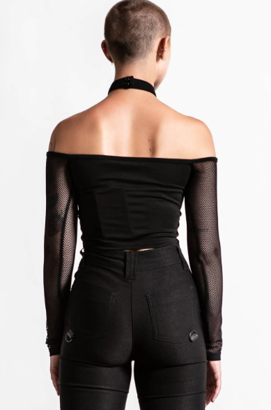 Killstar Nightcall fishnet top - Babashope - 3