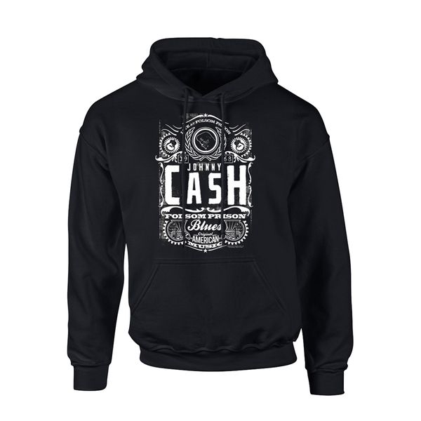 Johnny cash Folsom prison Hooded sweater - Babashope - 2
