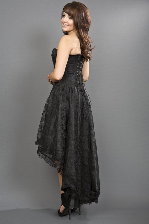 Mollflanders Dress - Black Lace- Burleska - Babashope - 3