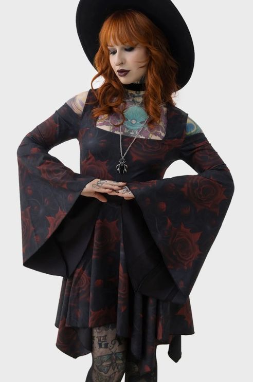 Killstar Blood rose  mini jurk - Babashope - 6