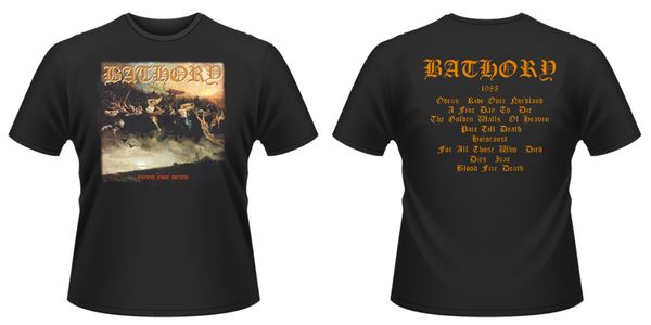 Bathory  Blood   Fire   Death  T-shirt - Babashope - 3