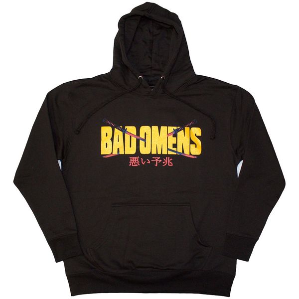 Bad omens Samurai woman Hooded sweater - Babashope - 2