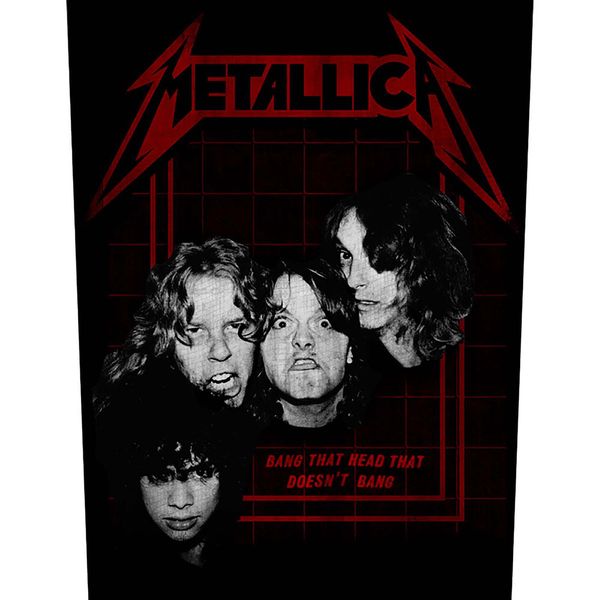 Metallica Bang that head Backpatch - Babashope - 2