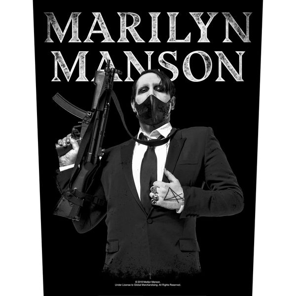 Marilyn Manson ‘Machine Gun’ Backpatch - Babashope - 2