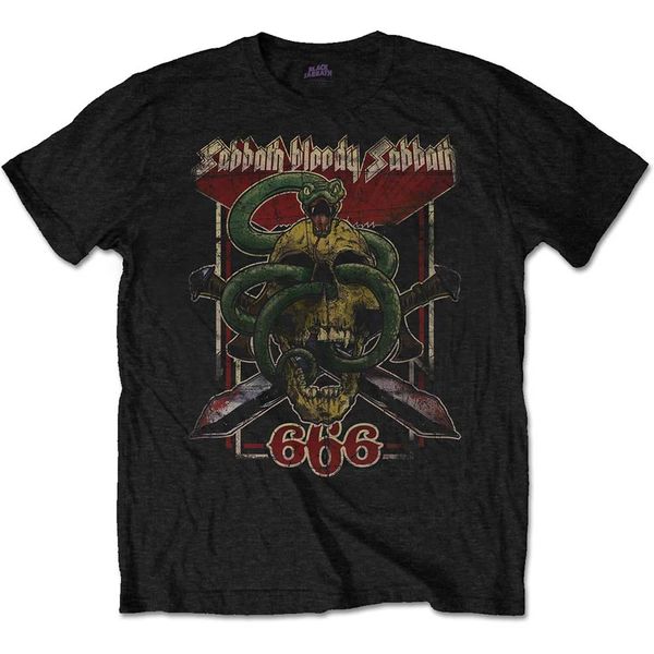 BLACK SABBATH UNISEX TEE: BLOODY SABBATH 666 - Babashope - 2