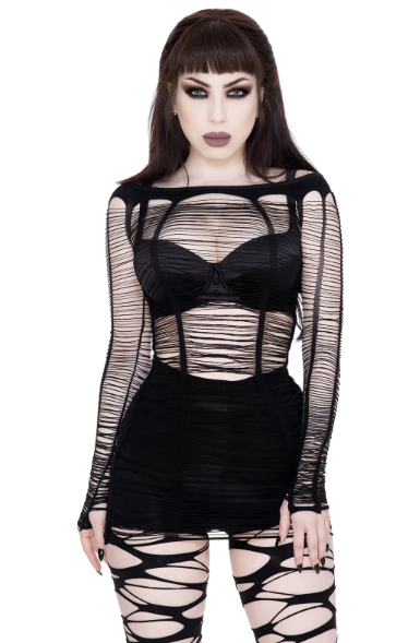 Killstar Buried alive knit top - Babashope - 2