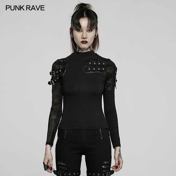 Punk rave collar top - Babashope - 5