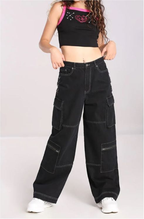 Hell bunny cameron jeans zwart - Babashope - 7