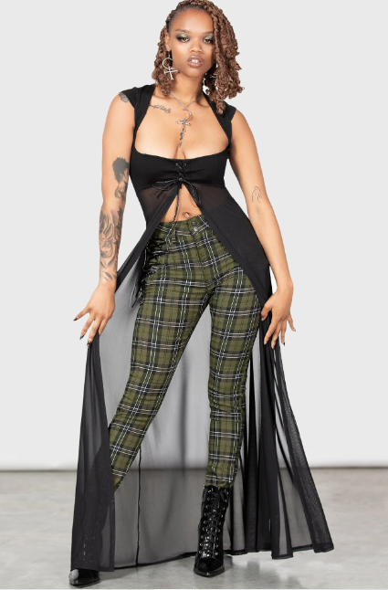 Dark canopy tartan broek - Babashope - 4