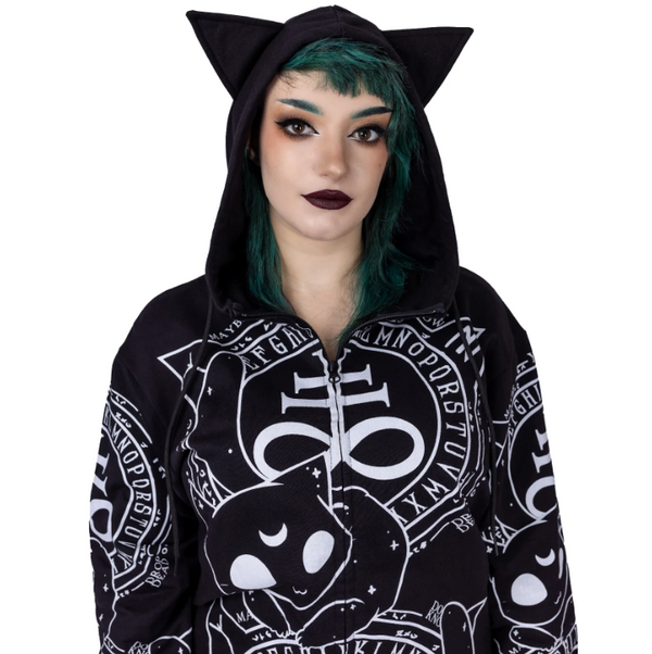 Cat craft hoodie heartless - Babashope - 5