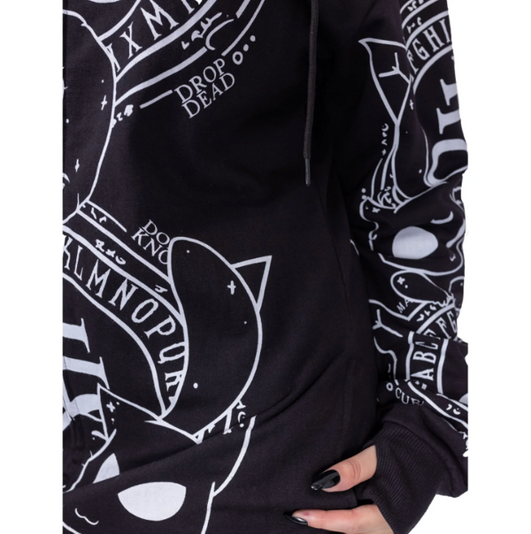 Cat craft hoodie heartless - Babashope - 5
