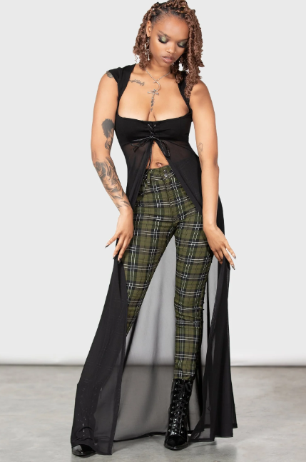 Dark canopy tartan broek - Babashope - 4