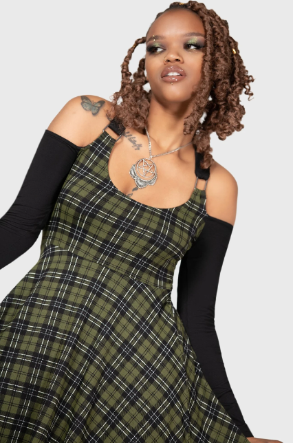 Estine skater jurk tartan - Babashope - 6