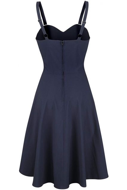 Claudia Nautical Flared Dress - Babashope - 4