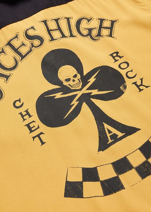 Chet rock Triumph shirt in mustard - Babashope - 4