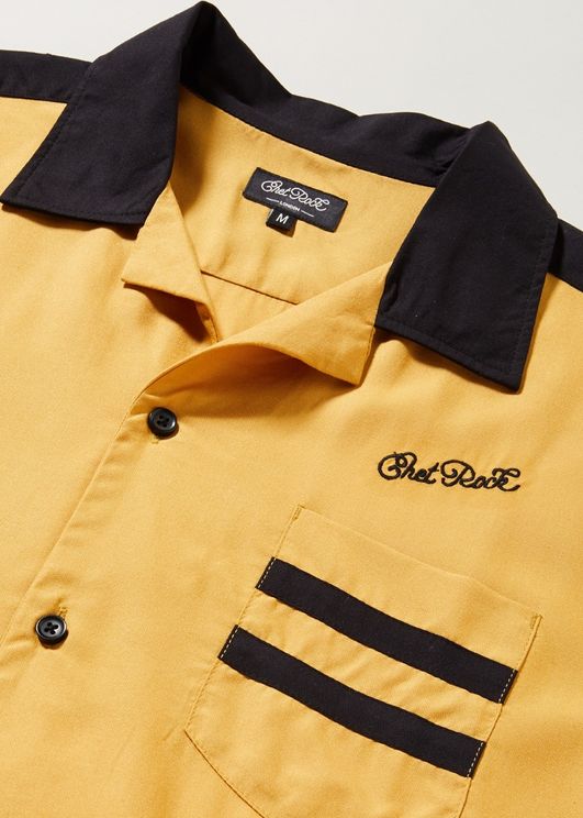 Chet rock Triumph shirt in mustard - Babashope - 4