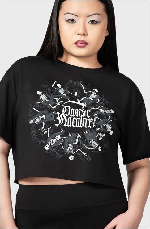Dance macabre crop top - Babashope - 4