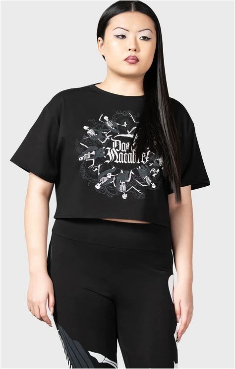 Dance macabre crop top - Babashope - 4