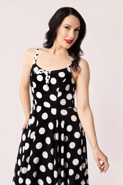 Hell bunny Dolores dress polkadot - Babashope - 6