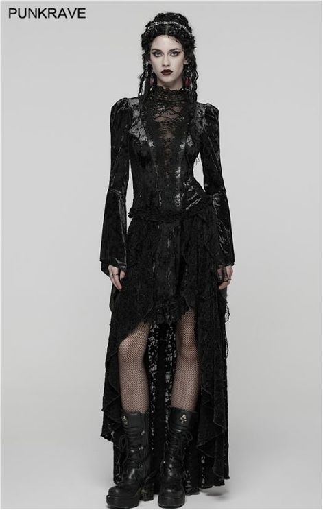 Goth gorgeous lace top - Babashope - 8