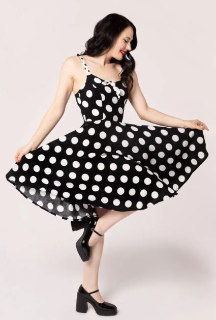 Hell bunny Dolores dress polkadot - Babashope - 6